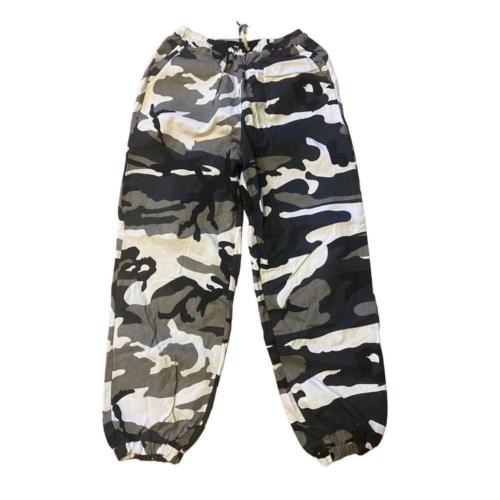 Shein Sz Medium Camo Harem Pants Cuffed